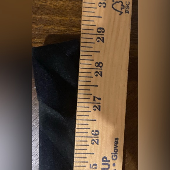 Men’s George Black Silk Tie - Picture 5 of 7